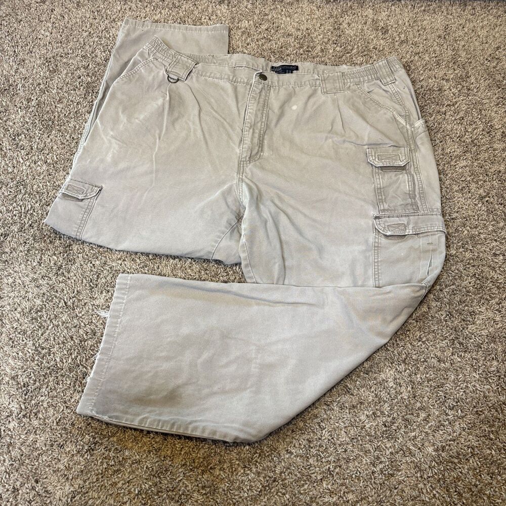 5.11 Tactical Men's Khaki Cargo Pants Size 48 (fits 44x28) Outdoor Double Knee